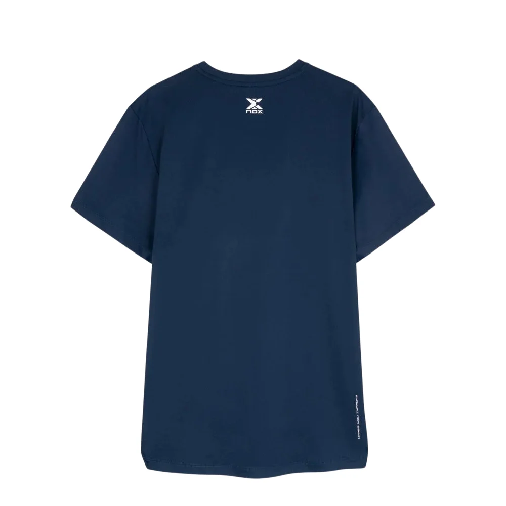 Camiseta de pádel Nox Team Azul para hombre con Sweat Control - imagen 6