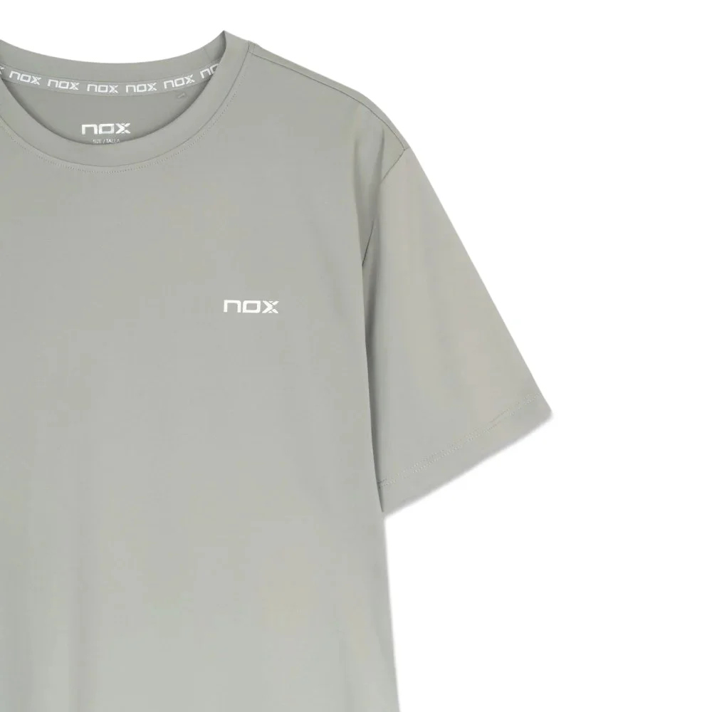 Camiseta de pádel de alto rendimiento Nox Team Gris para hombre - imagen 5
