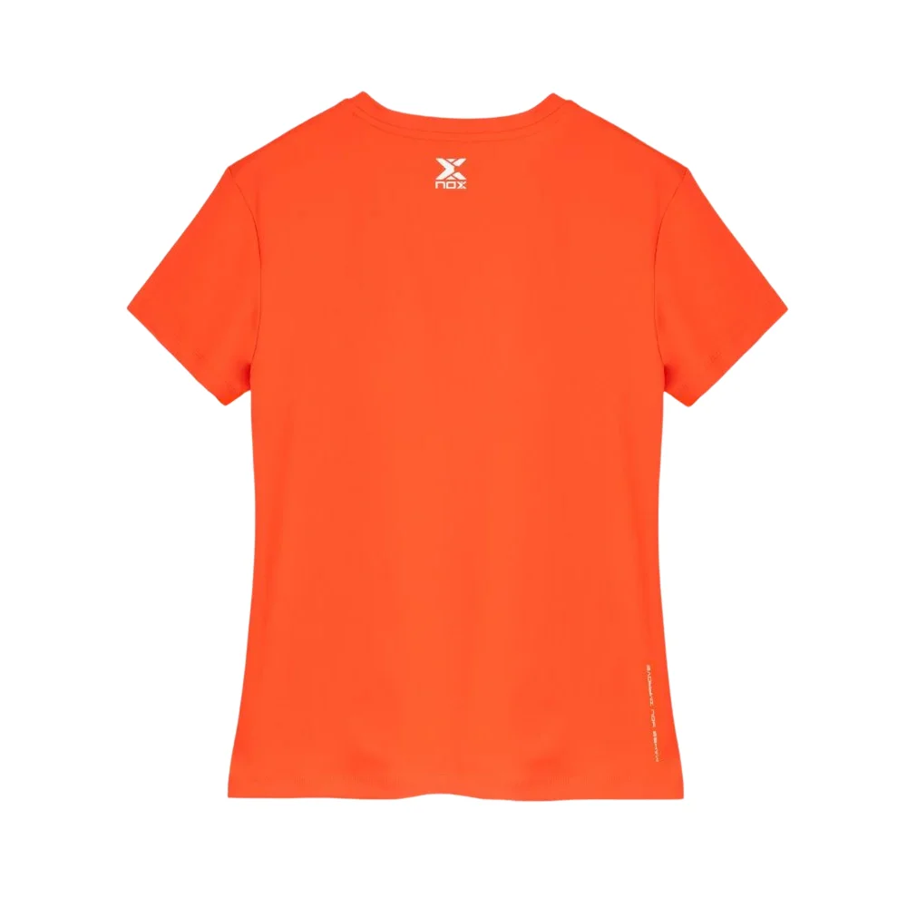 Camiseta técnica roja Nox Team para mujer - Serie Performance Interlock - imagen 2