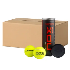 NOX Nerbo Pelotas de Pádel – Caja de 24 Botes (72 Pelotas de Alto Rendimiento)