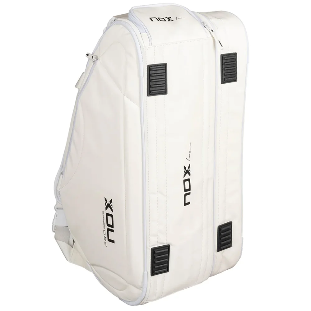 Bolsa deportiva blanca de pádel con compartimentos térmico y para zapatillas - imagen 4