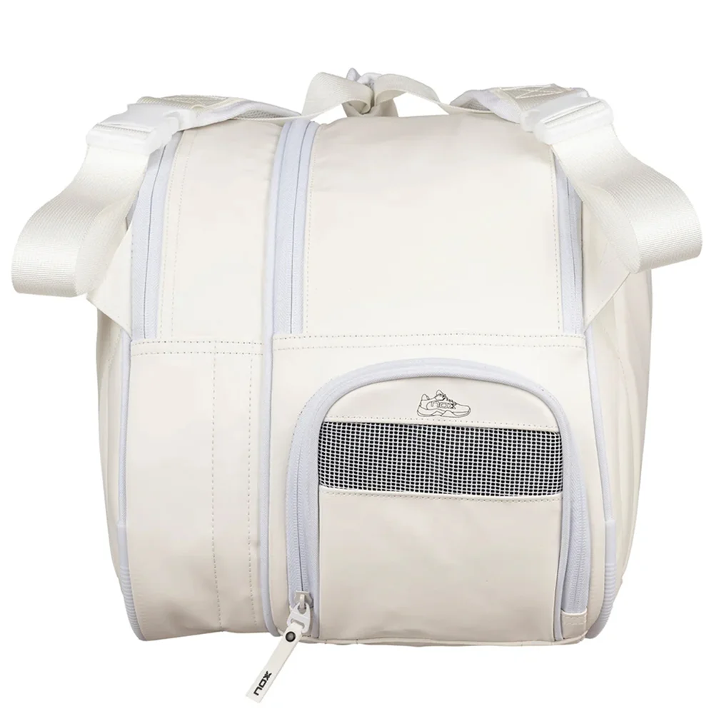 Bolsa deportiva blanca de pádel con compartimentos térmico y para zapatillas - imagen 5