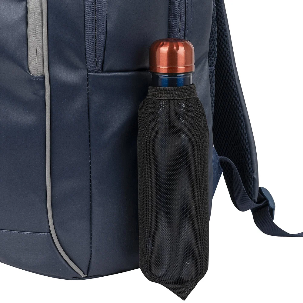 Mochila deportiva de pádel azul con bolsillo ventilado para zapatillas - imagen 6