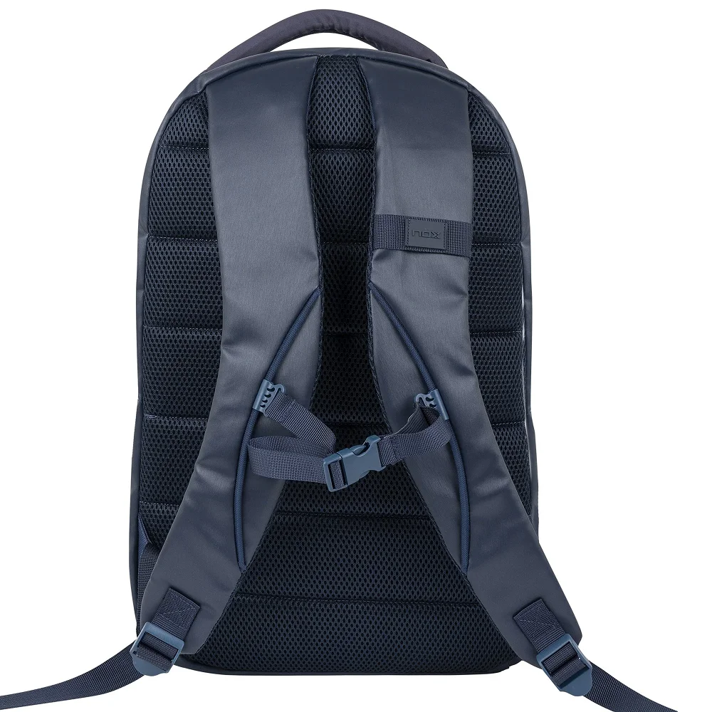 Mochila deportiva de pádel azul con bolsillo ventilado para zapatillas - imagen 4