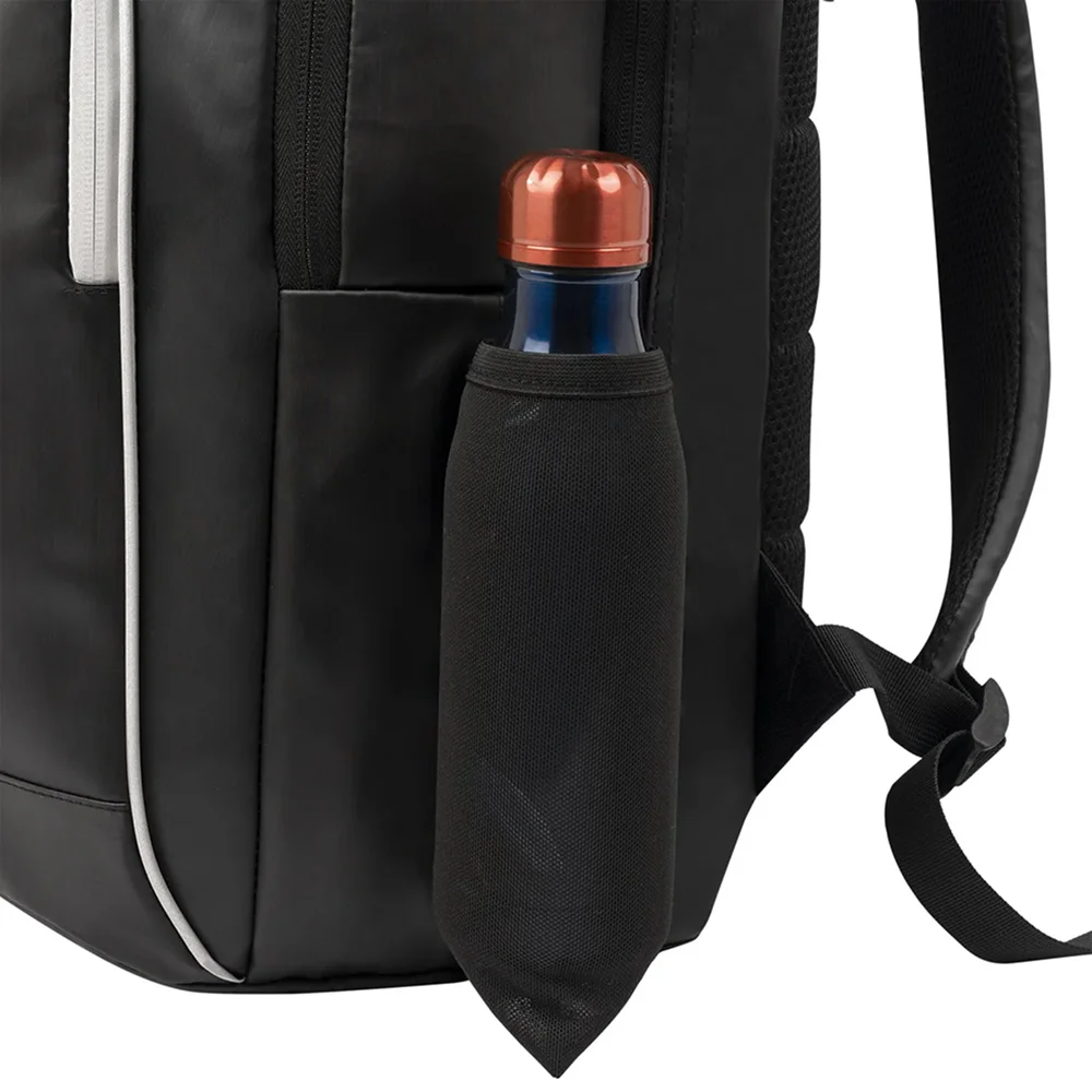 Mochila deportiva de pádel negra con compartimento ventilado para zapatillas - imagen 6
