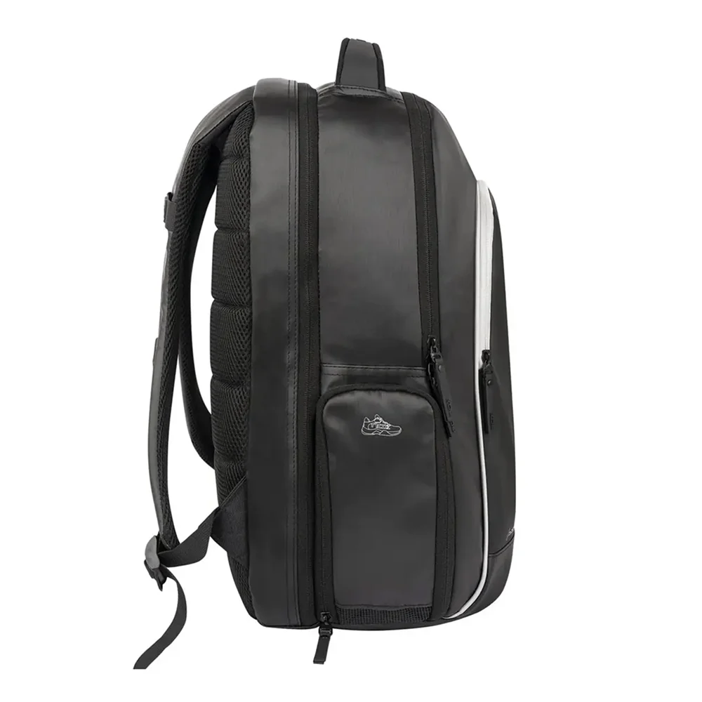 Mochila deportiva de pádel negra con compartimento ventilado para zapatillas - imagen 7