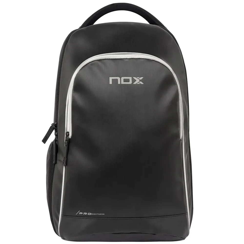 Mochila deportiva de pádel negra con compartimento ventilado para zapatillas - imagen 1