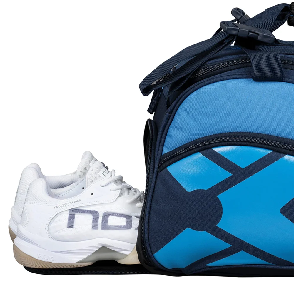 Elegante paletero azul de 45 L con base rígida y correas tipo mochila - imagen 5