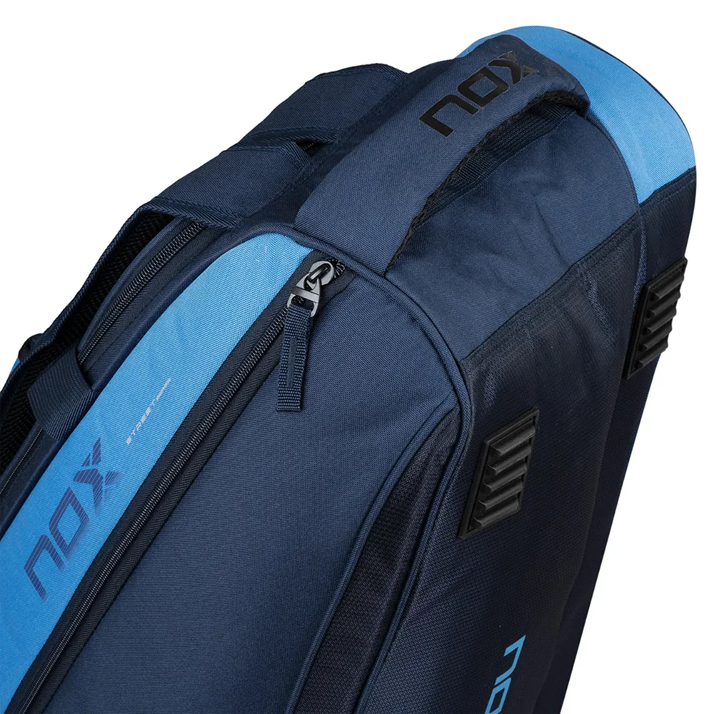 Elegante paletero azul de 45 L con base rígida y correas tipo mochila - imagen 7