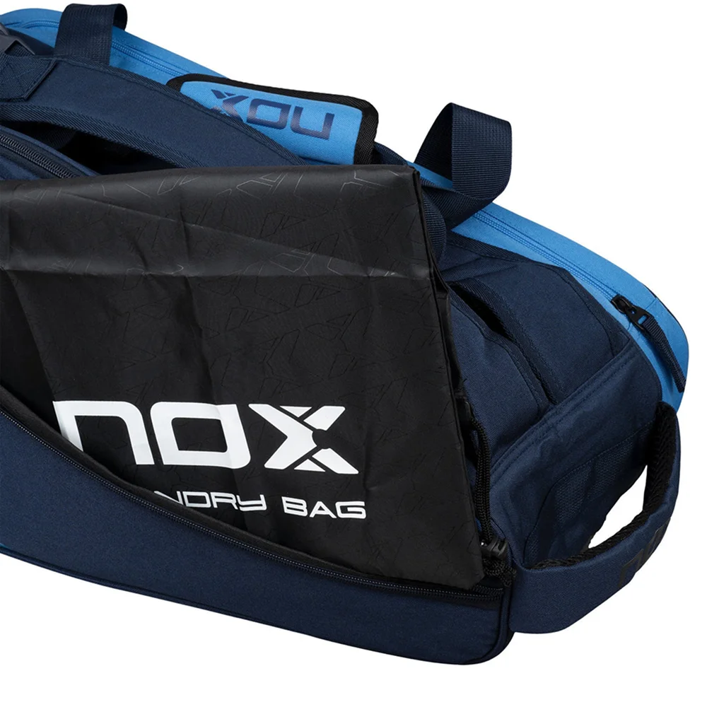Elegante paletero azul de 45 L con base rígida y correas tipo mochila - imagen 8