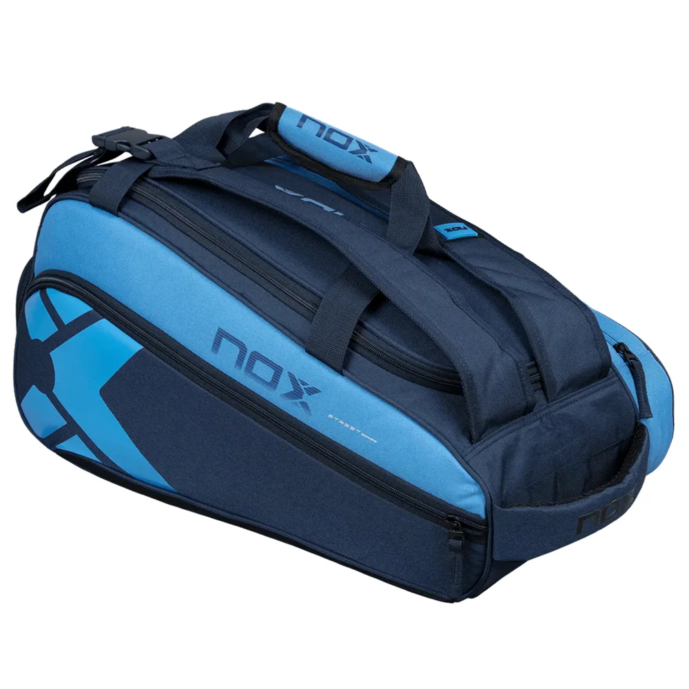 Elegante paletero azul de 45 L con base rígida y correas tipo mochila - imagen 1