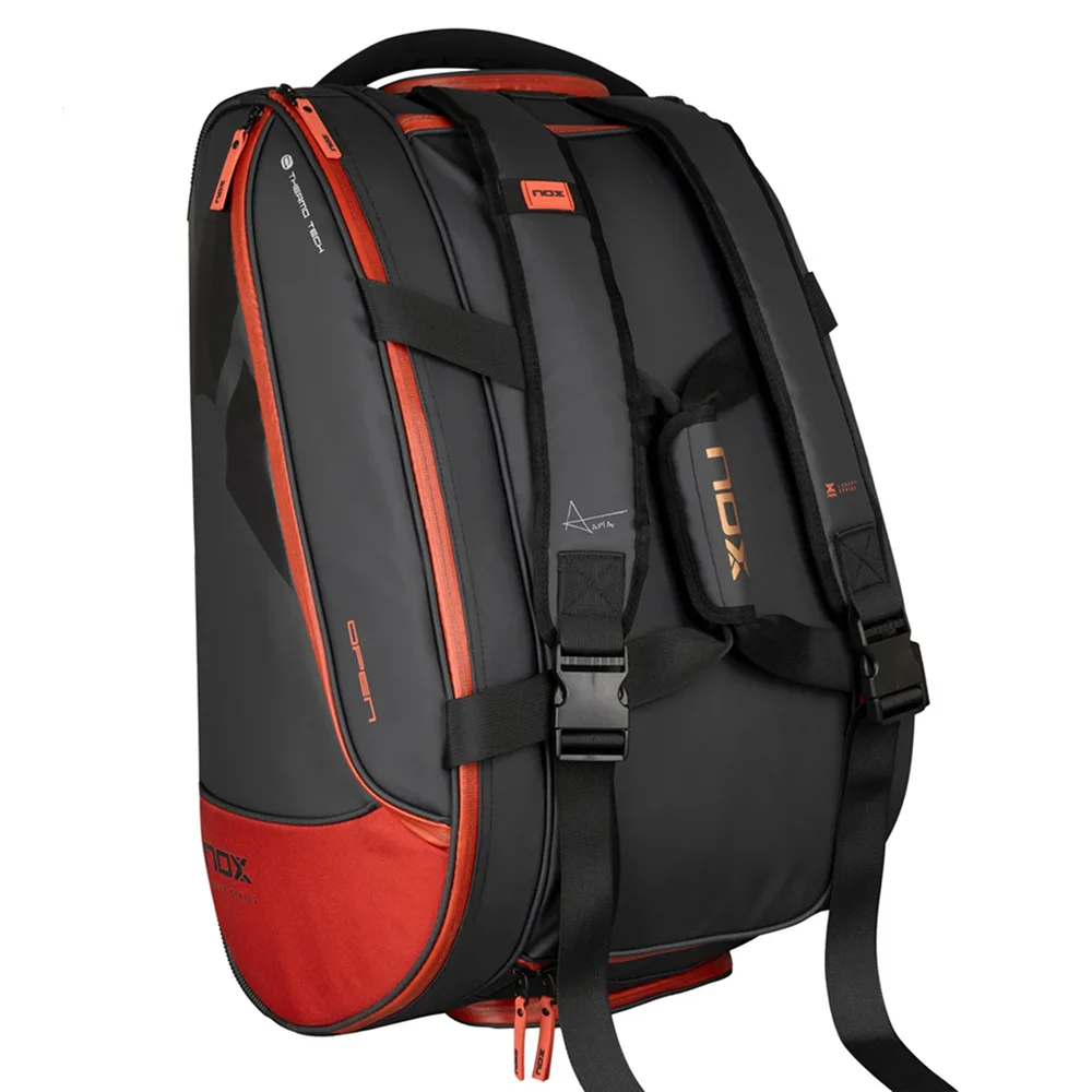Nox Luxury Open Series Negro Rojo – bolsa de pádel de la colección Agustín Tapia - imagen 3