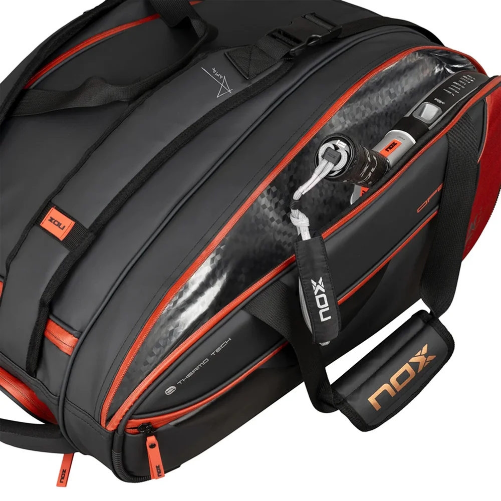 Nox Luxury Open Series Negro Rojo – bolsa de pádel de la colección Agustín Tapia - imagen 7