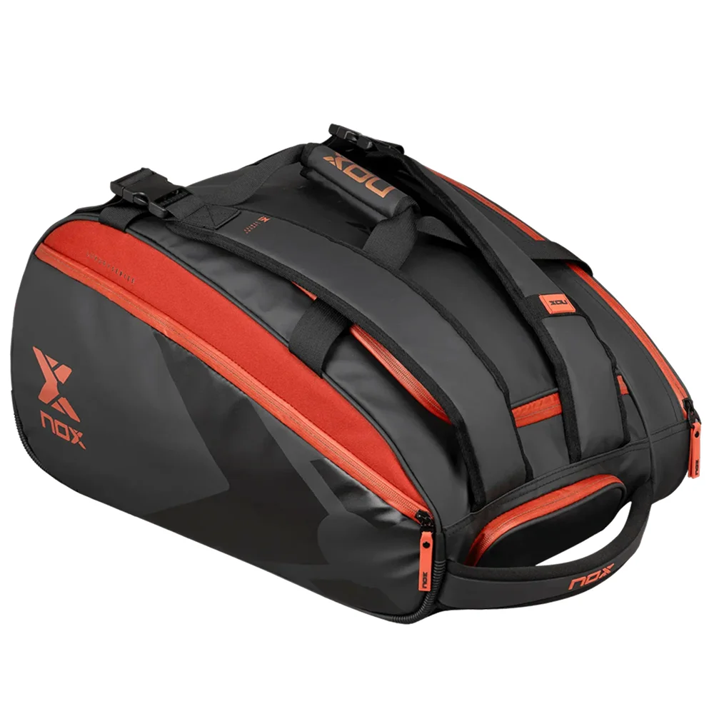 Nox Luxury Open Series Negro Rojo – bolsa de pádel de la colección Agustín Tapia - imagen 1