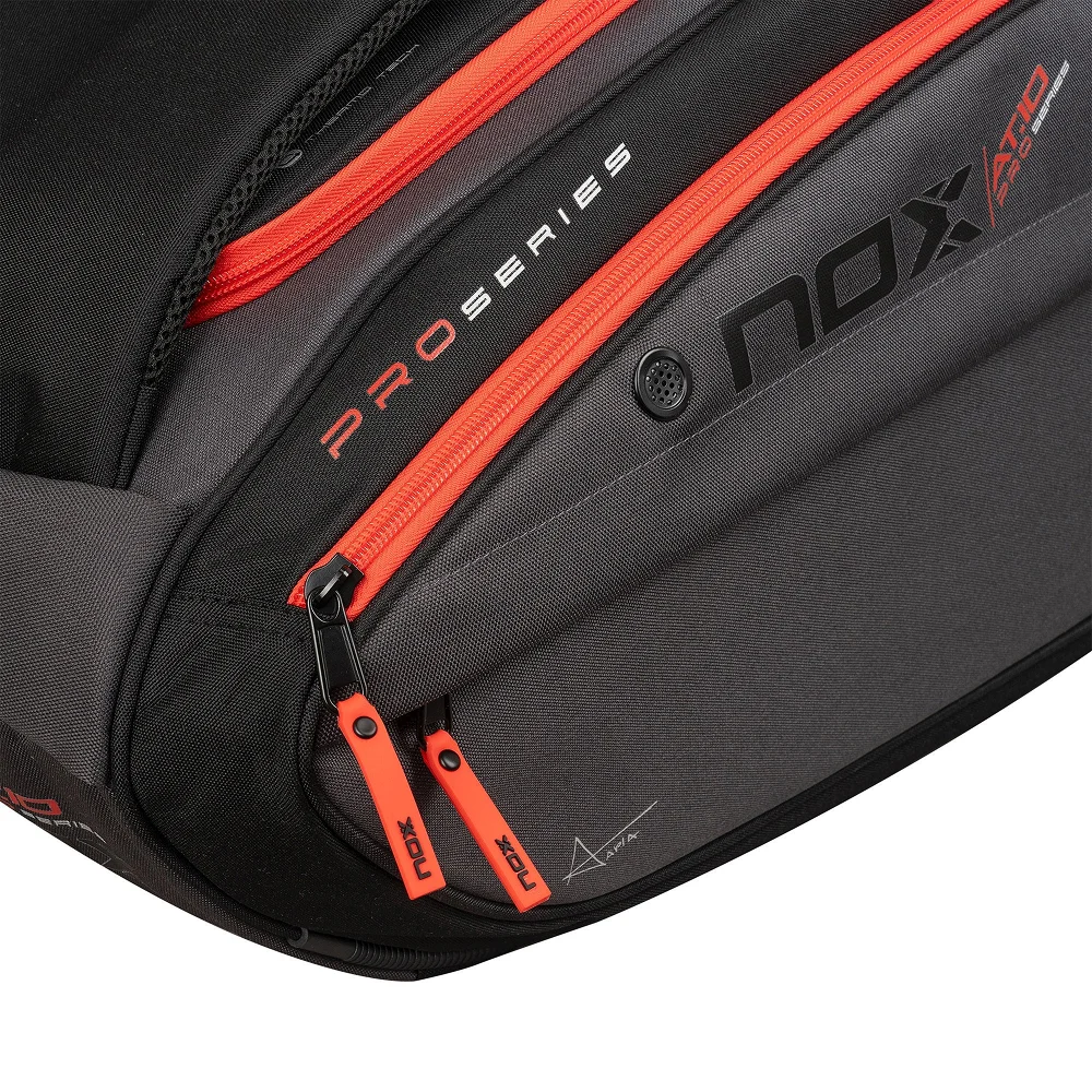 Nox AT10 XXL Negro Rojo — bolsa premium de 70 L para pádel con protección térmica - imagen 8