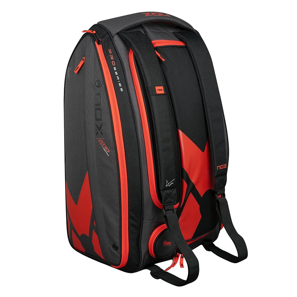 Nox AT10 XXL Negro Rojo — bolsa premium de 70 L para pádel con protección térmica - imagen 3