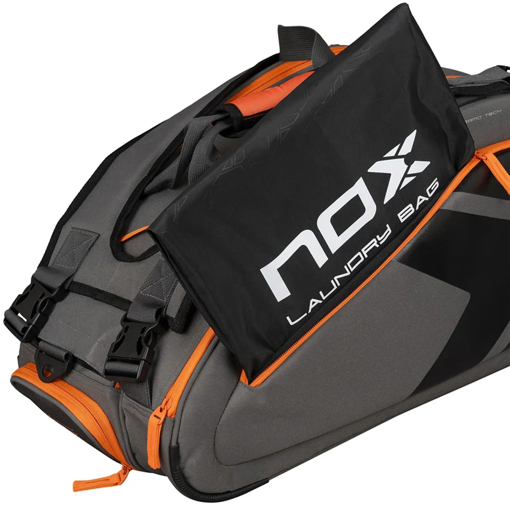 Nox AT10 Team Gris Naranja — bolsa oficial de pádel de Agustín Tapia de 42 L con protección térmica - imagen 6