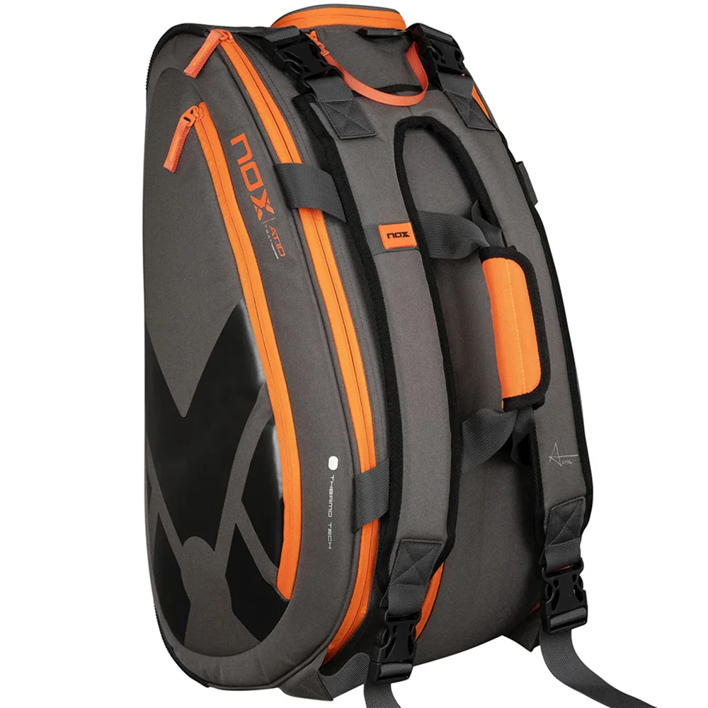 Nox AT10 Team Gris Naranja — bolsa oficial de pádel de Agustín Tapia de 42 L con protección térmica - imagen 7