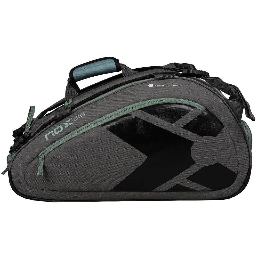 Nox paletero AT10 Team Gris Verde – bolsa de pádel elegante y funcional - imagen 2
