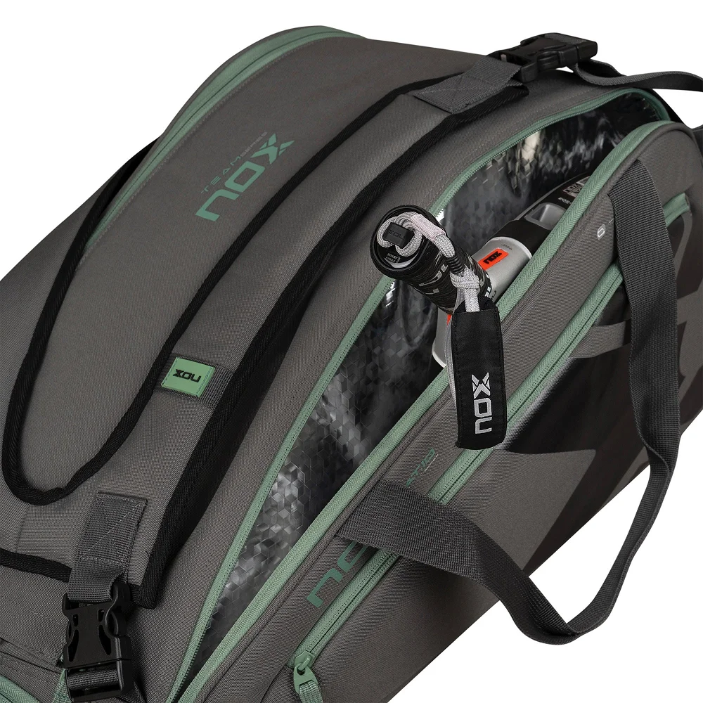 Nox paletero AT10 Team Gris Verde – bolsa de pádel elegante y funcional - imagen 5