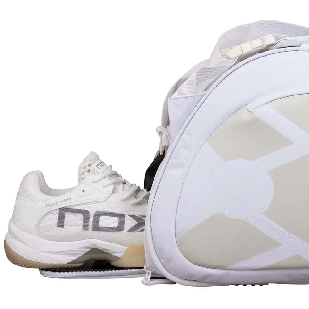 Nox paletero AT10 Team Blanco – elegante bolsa de pádel blanca firmada por Agustín Tapia - imagen 3