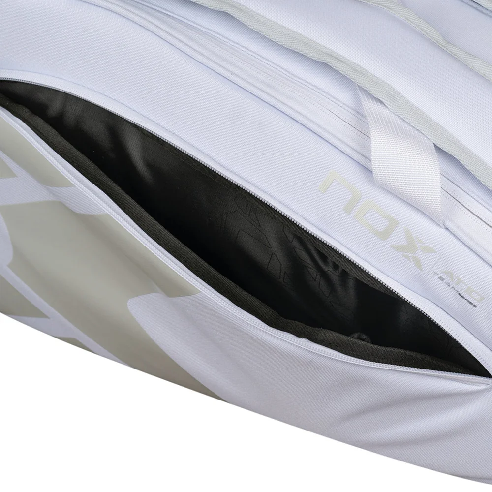 Nox paletero AT10 Team Blanco – elegante bolsa de pádel blanca firmada por Agustín Tapia - imagen 7