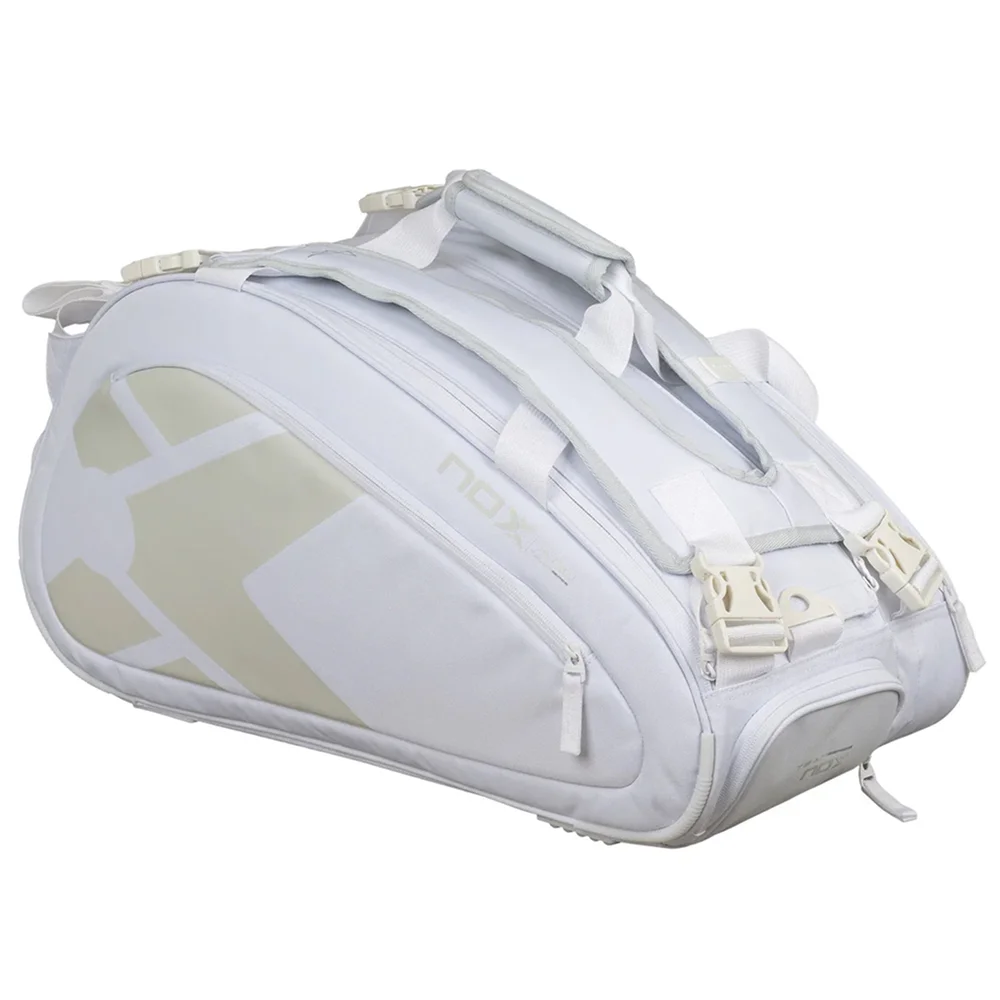 Nox paletero AT10 Team Blanco – elegante bolsa de pádel blanca firmada por Agustín Tapia - imagen 1
