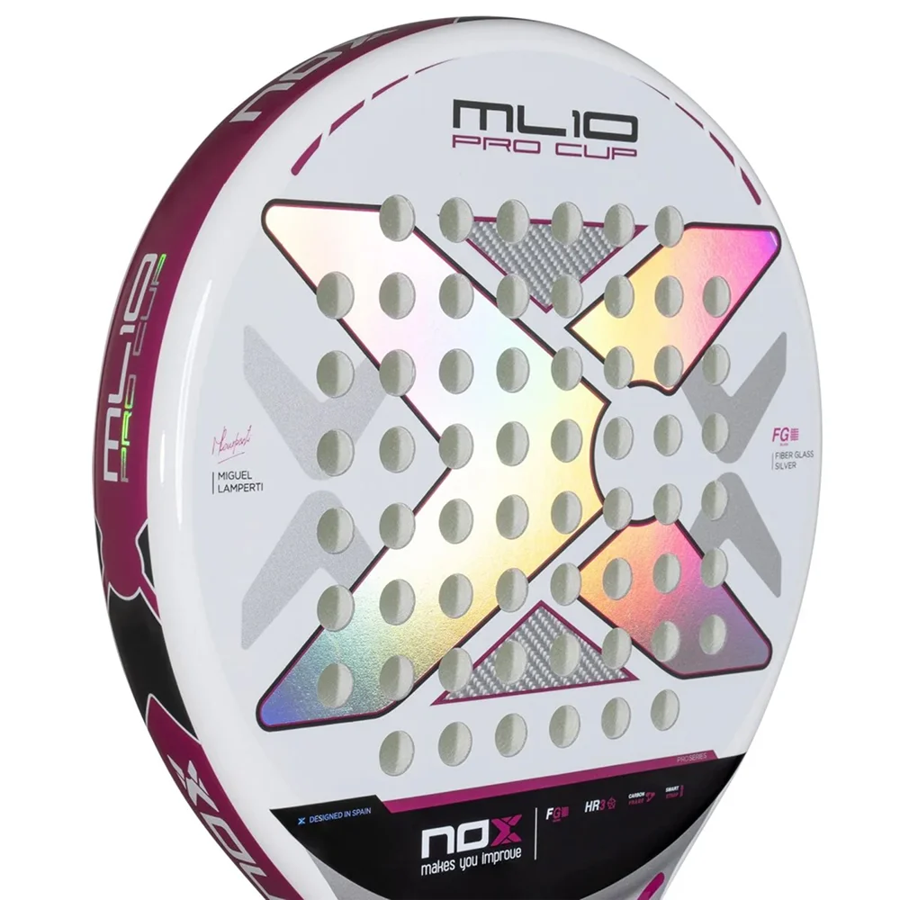 Nox ML10 Pro Cup Plateado – pala de control ligera para un juego preciso - imagen 5