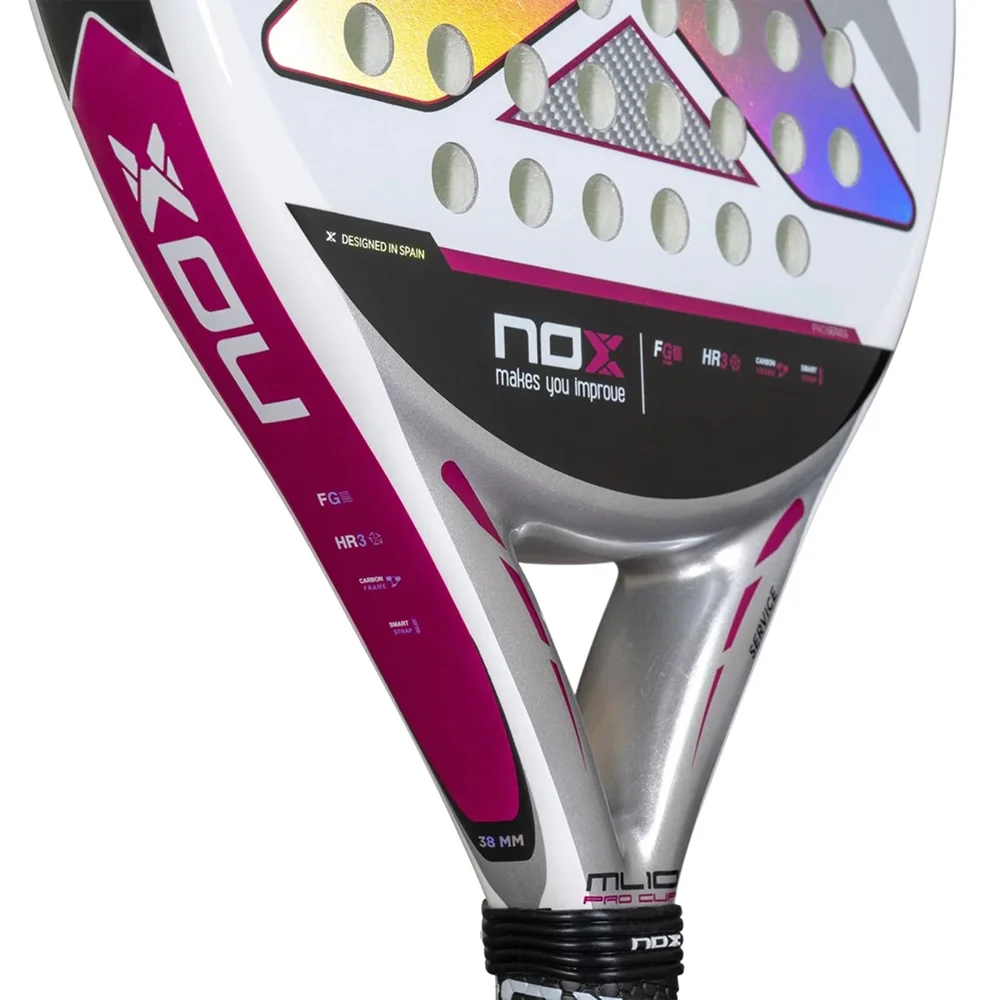 Nox ML10 Pro Cup Plateado – pala de control ligera para un juego preciso - imagen 6