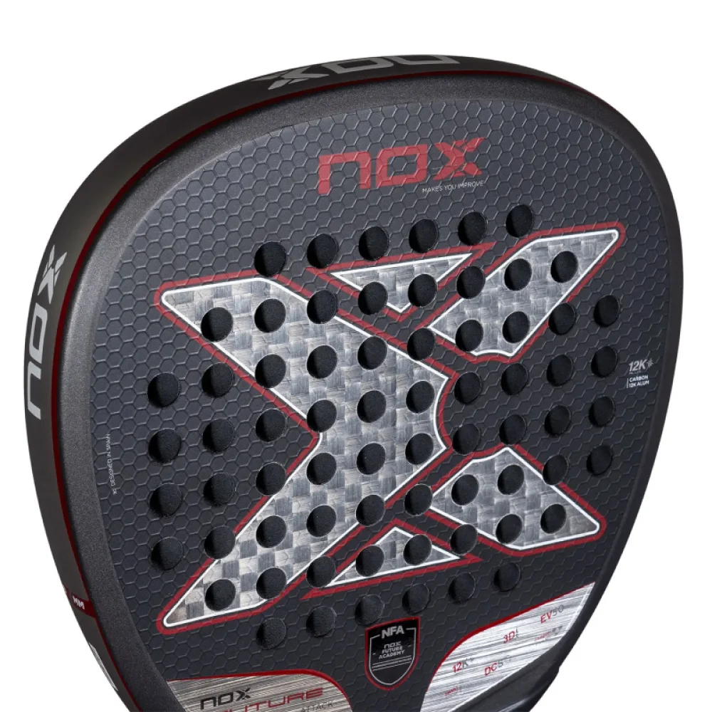 Nox Future Attack 12k Alum - raqueta agresiva para estilo de ataque - imagen 4