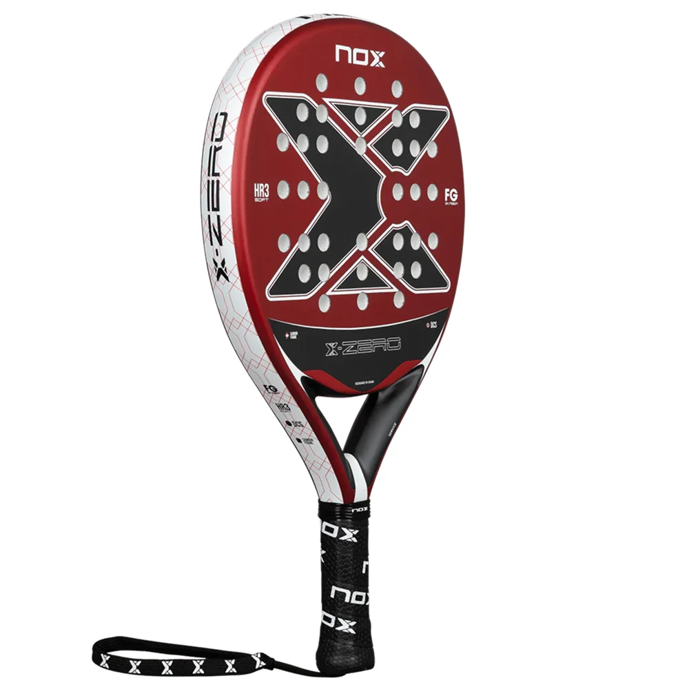 Nox X-Zero Rojo – raqueta de pádel de control de forma redonda con espuma EVA blanda - imagen 2