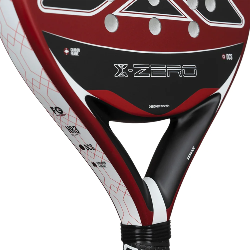 Nox X-Zero Rojo – raqueta de pádel de control de forma redonda con espuma EVA blanda - imagen 3
