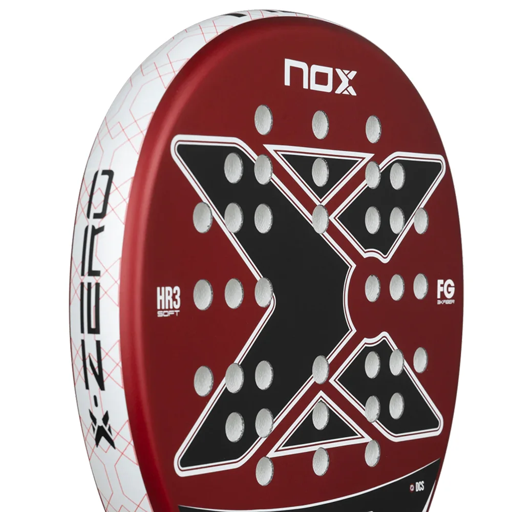Nox X-Zero Rojo – raqueta de pádel de control de forma redonda con espuma EVA blanda - imagen 4