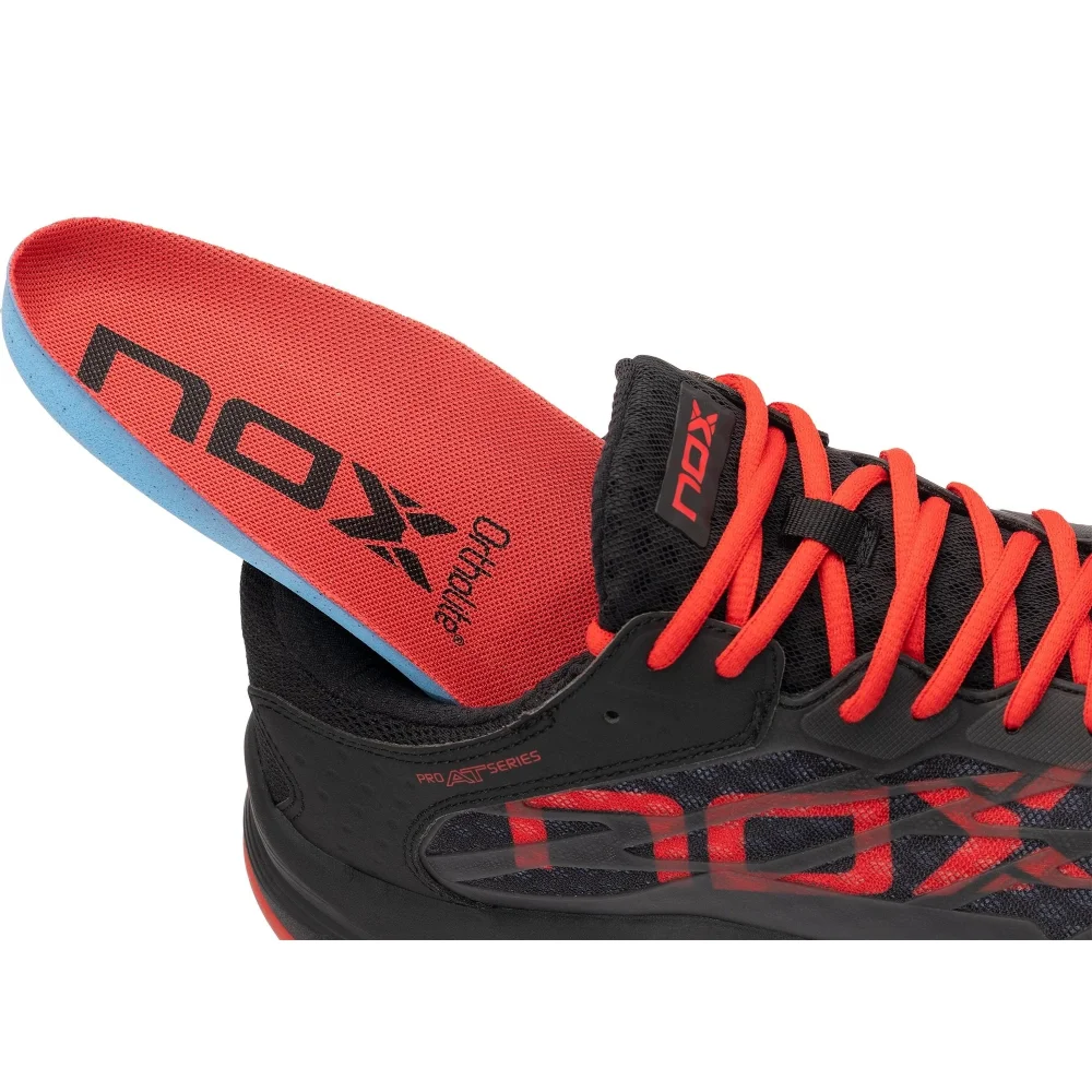 Nox AT10 LUX Negro Rojo – Zapatillas de pádel para hombre innovadoras para la máxima protección y rendimiento - imagen 10