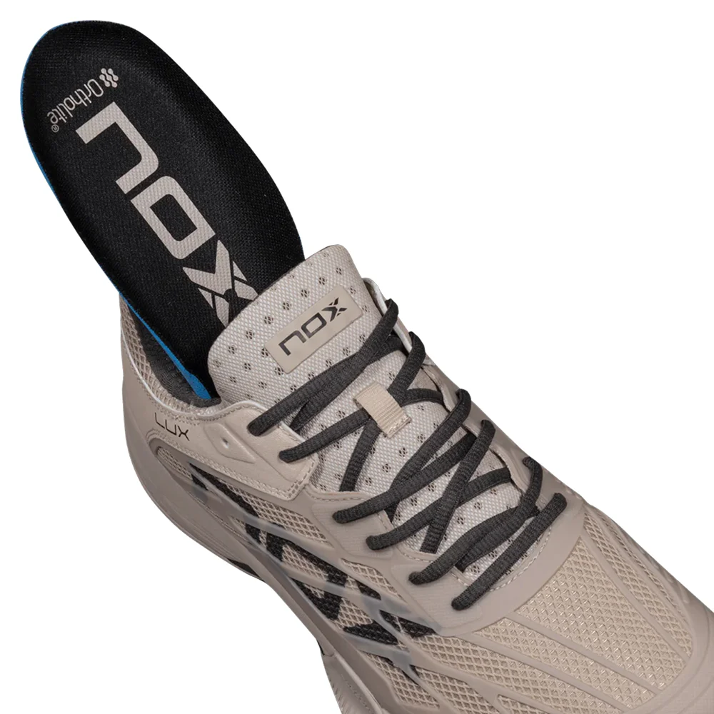 Nox AT10 Lux Feather Gris Raven Hombres — zapatillas de pádel para hombre con amortiguación avanzada - imagen 8