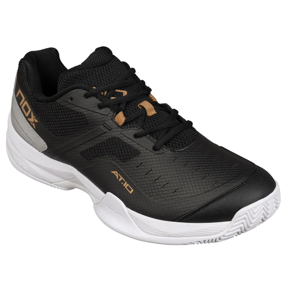 Nox AT10 PRO Negro/Edición Dorada 2024 – Innovadoras zapatillas de pádel para hombre para máxima comodidad y rendimiento - imagen 2