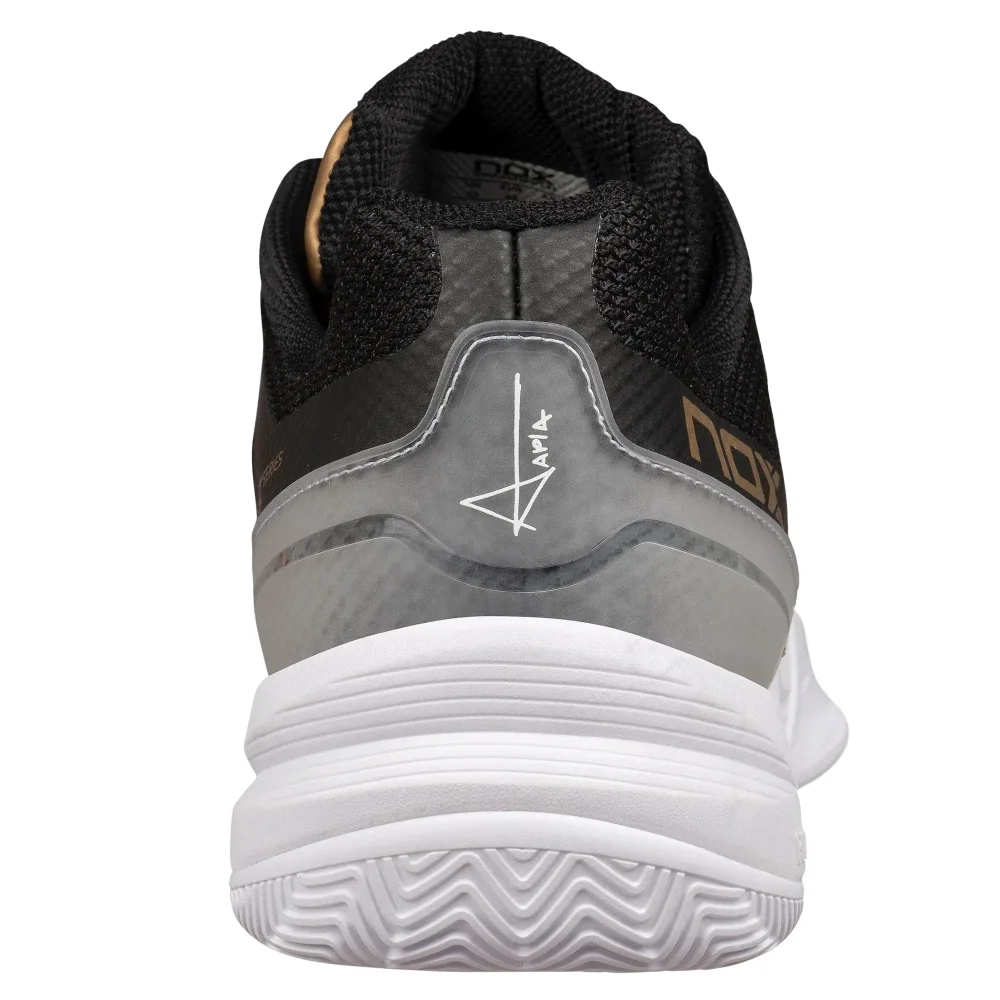 Nox AT10 PRO Negro/Edición Dorada 2024 – Innovadoras zapatillas de pádel para hombre para máxima comodidad y rendimiento - imagen 6