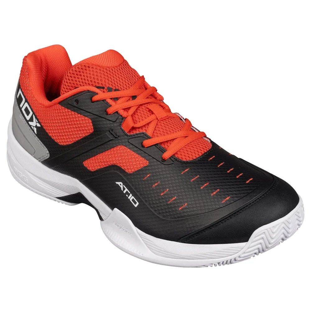 Nox AT10 PRO Negro Rojo Edición 2024 – Zapatillas de pádel innovadoras para hombre con máxima comodidad y rendimiento - imagen 2
