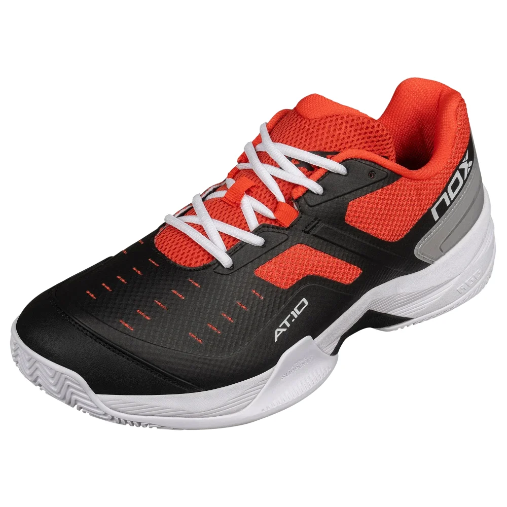 Nox AT10 PRO Negro Rojo Edición 2024 – Zapatillas de pádel innovadoras para hombre con máxima comodidad y rendimiento - imagen 9