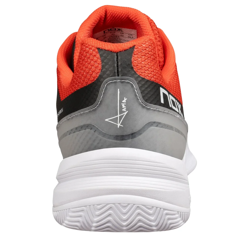 Nox AT10 PRO Negro Rojo Edición 2024 – Zapatillas de pádel innovadoras para hombre con máxima comodidad y rendimiento - imagen 7