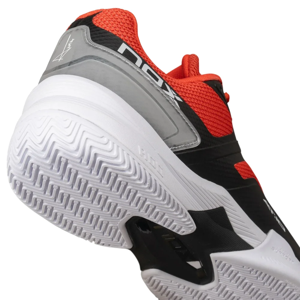 Nox AT10 PRO Negro Rojo Edición 2024 – Zapatillas de pádel innovadoras para hombre con máxima comodidad y rendimiento - imagen 6