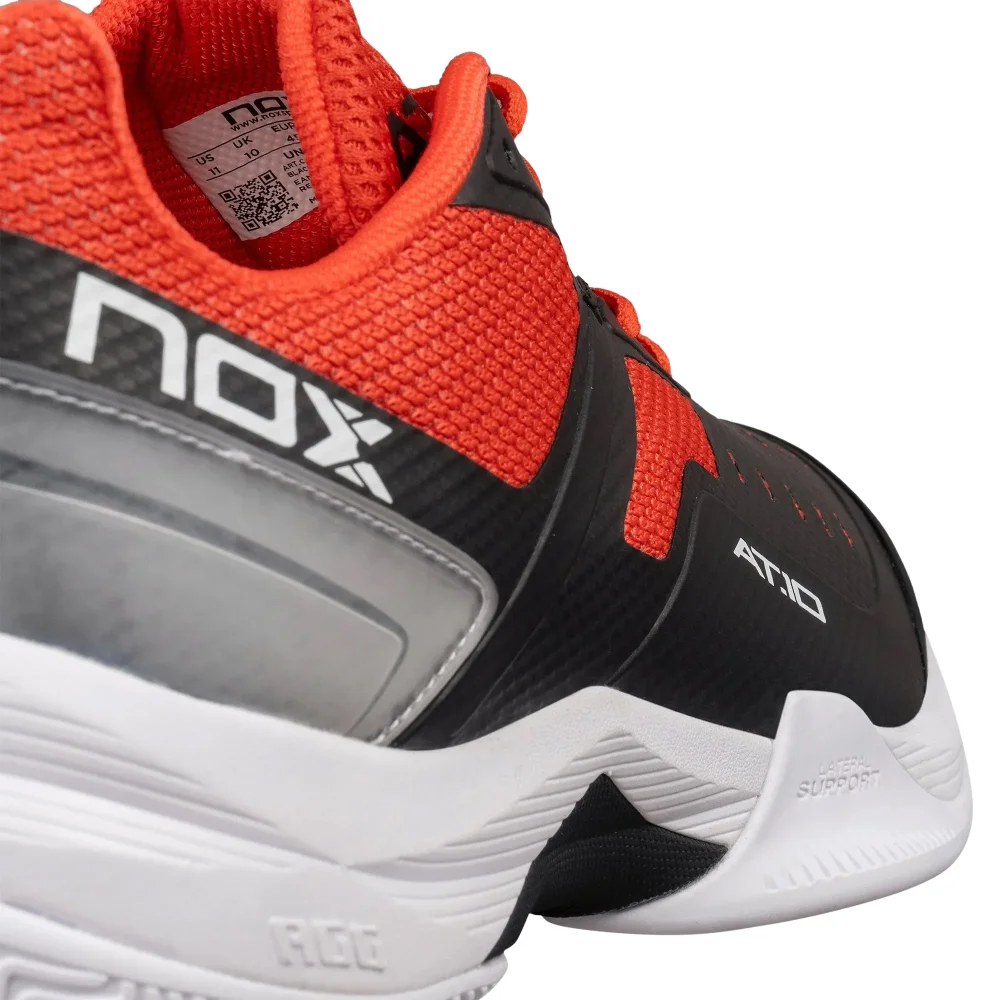 Nox AT10 PRO Negro Rojo Edición 2024 – Zapatillas de pádel innovadoras para hombre con máxima comodidad y rendimiento - imagen 10
