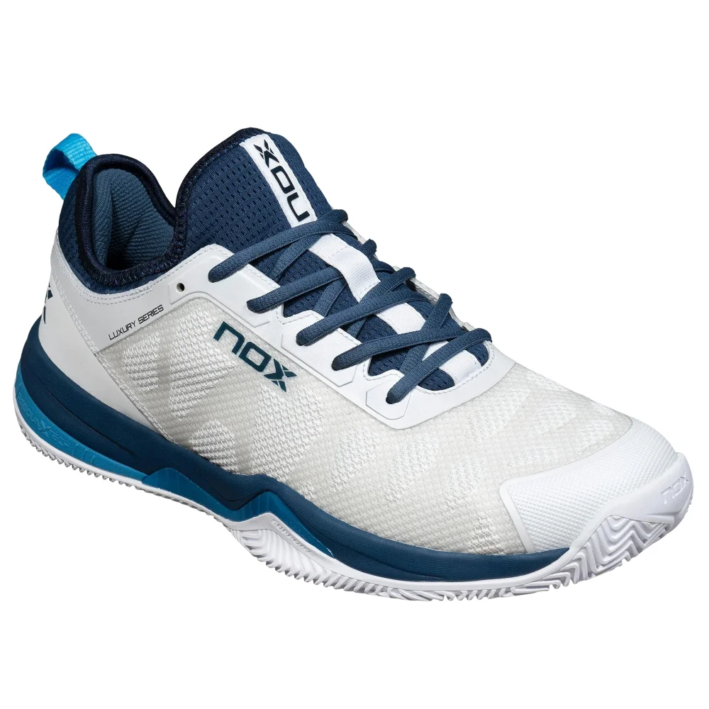 Nox NERBO Blanco Azul – Zapatillas de pádel profesionales 2023 - imagen 3