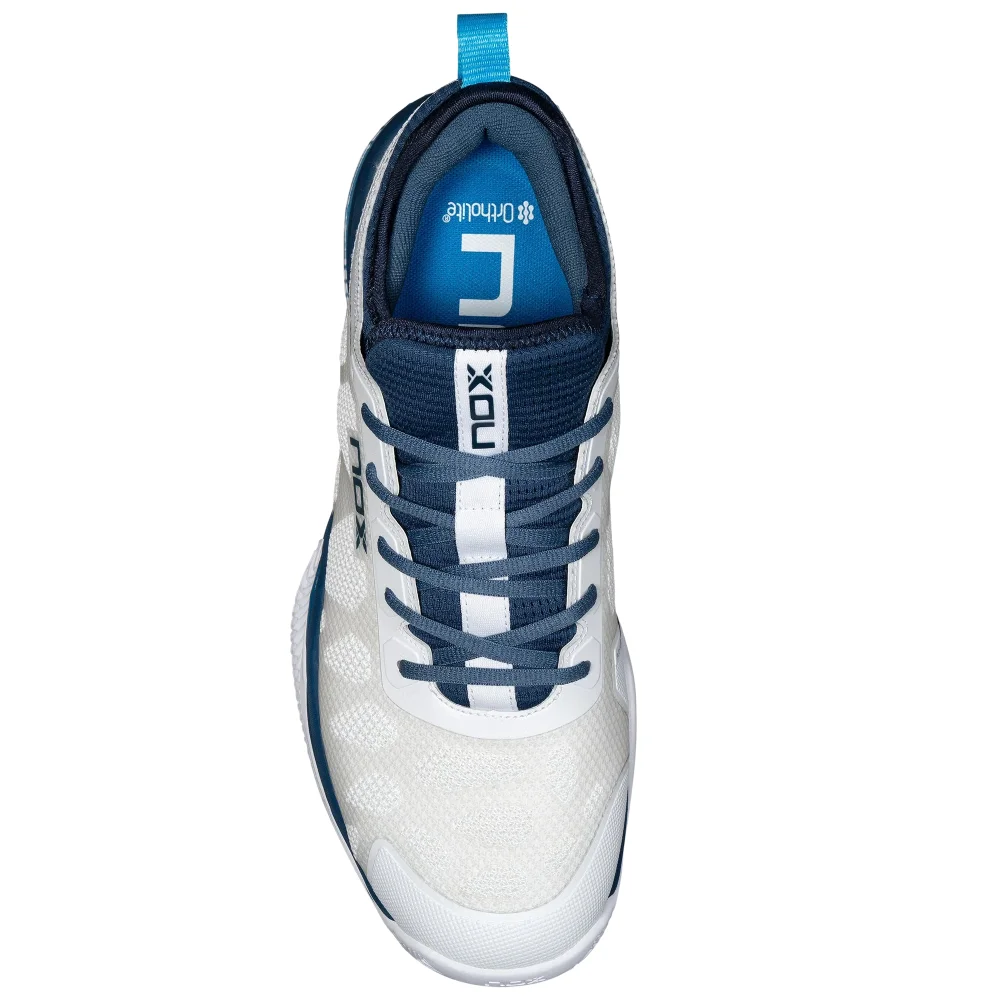 Nox NERBO Blanco Azul – Zapatillas de pádel profesionales 2023 - imagen 7