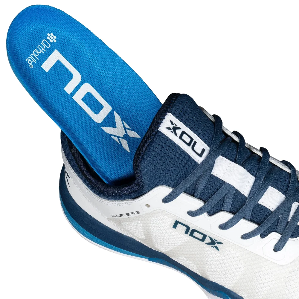 Nox NERBO Blanco Azul – Zapatillas de pádel profesionales 2023 - imagen 10