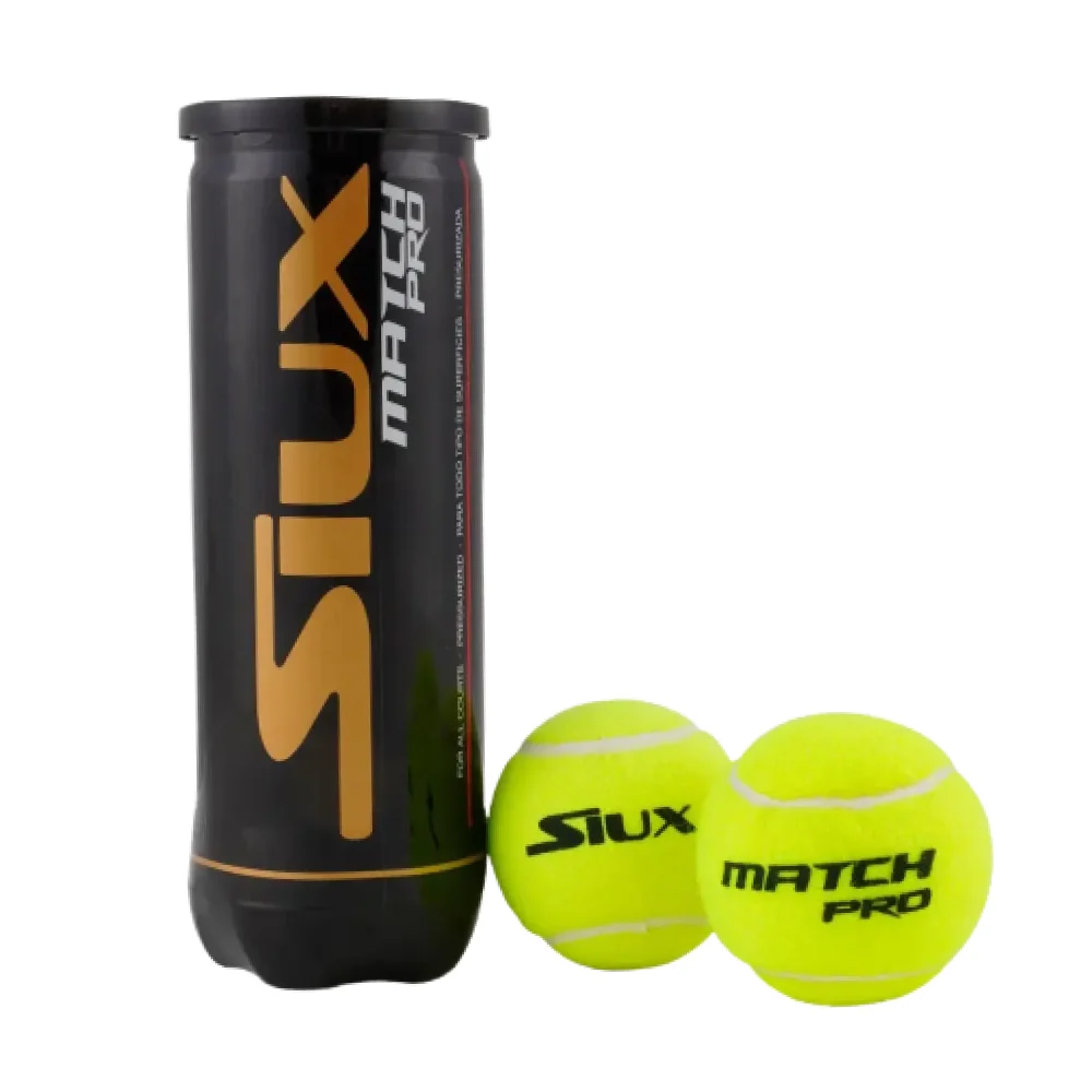 Siux MATCH PRO Pelotas de Pádel – Tubo (3 uds) imagen 1 Siux MATCH PRO Pelotas de Pádel – Tubo (3 uds) - imagen 1