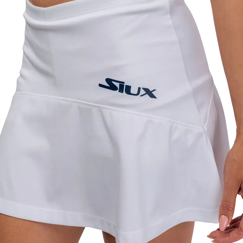 Falda de pádel Siux Club 25 para mujer - Blanca - imagen 1