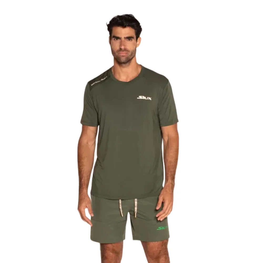 Siux Terra Camiseta de hombre verde - Ropa sostenible de pádel - imagen 2