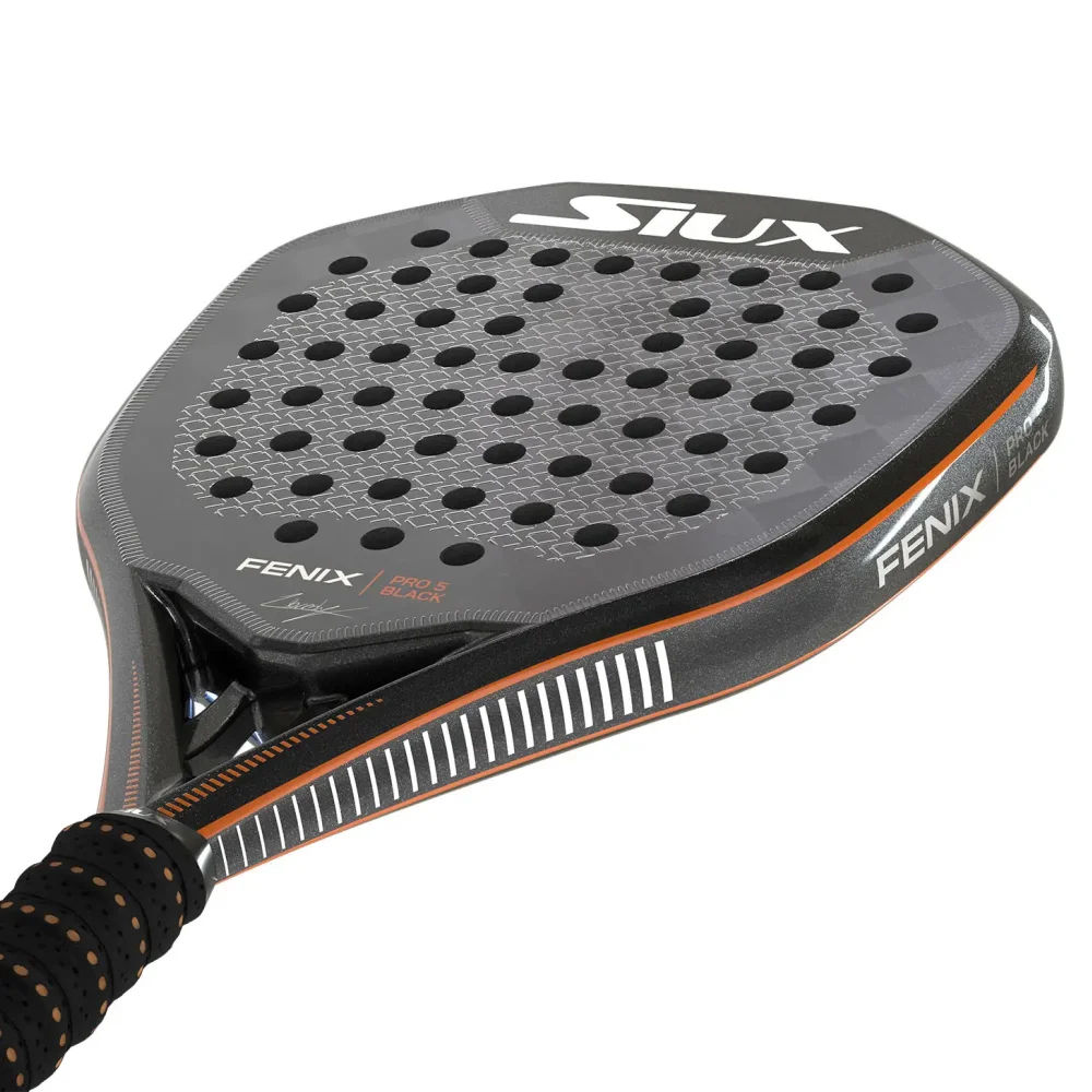 Siux Fenix Pro 5 Negro – raqueta de pádel profesional con máxima potencia y control - imagen 3
