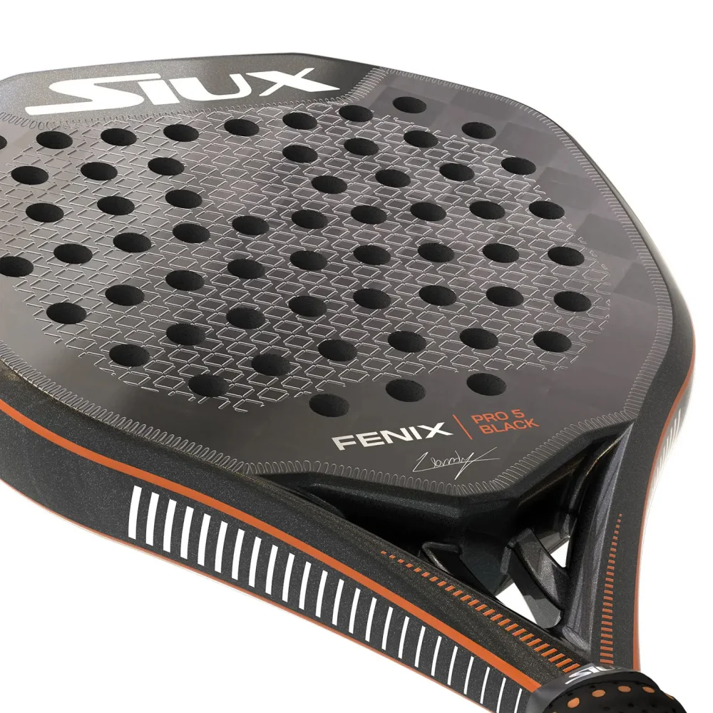 Siux Fenix Pro 5 Negro – raqueta de pádel profesional con máxima potencia y control - imagen 4